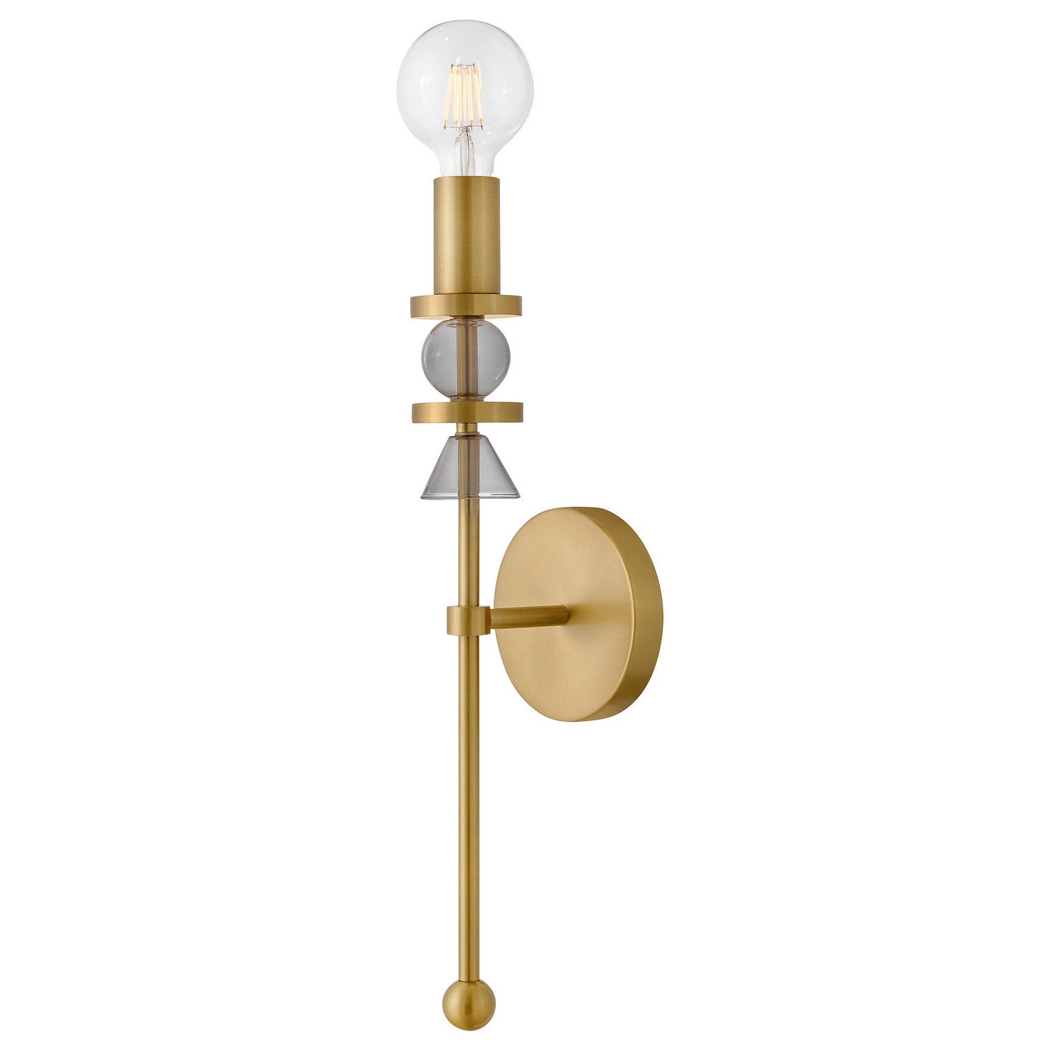 Lark - 83040LCB - LED Wall Sconce - Prim - Lacquered Brass