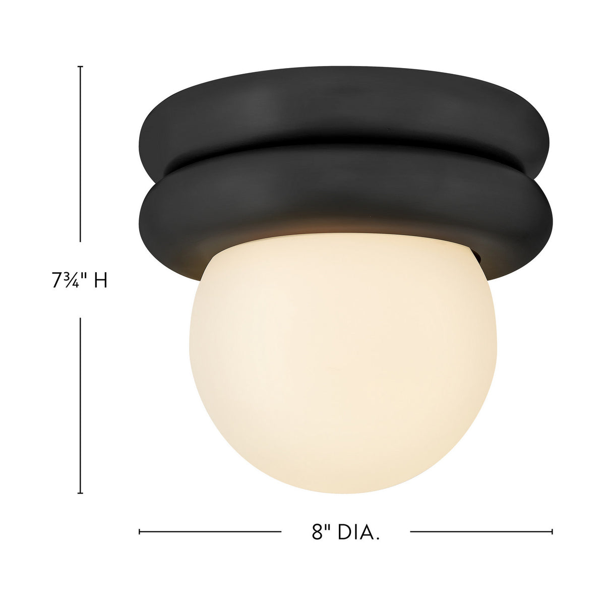 Lark - 83291BK - LED Convertible Flush Mount - Noa - Black