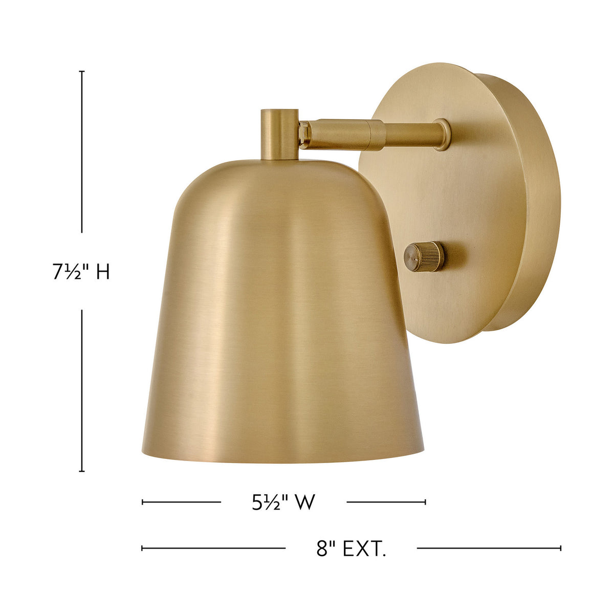 Lark - 84460LCB - LED Wall Sconce - Jojo - Lacquered Brass