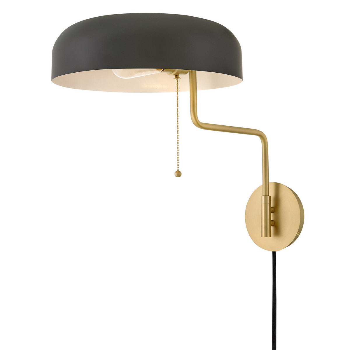 Lark - 84480LCB-BK - LED Wall Sconce - Ledger - Lacquered Brass