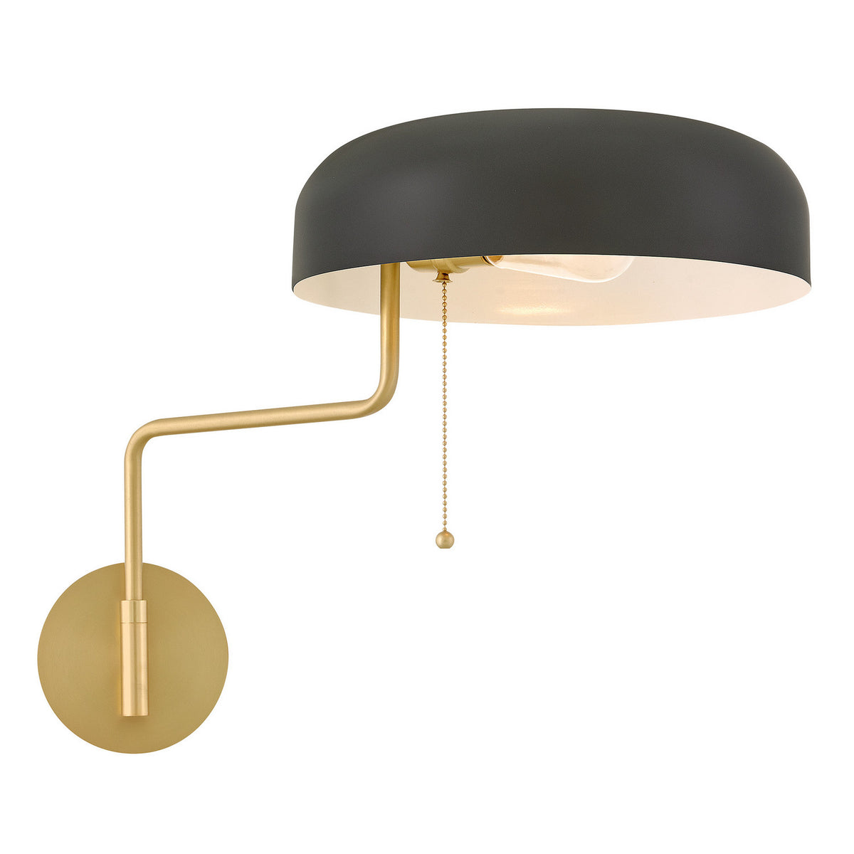 Lark - 84480LCB-BK - LED Wall Sconce - Ledger - Lacquered Brass