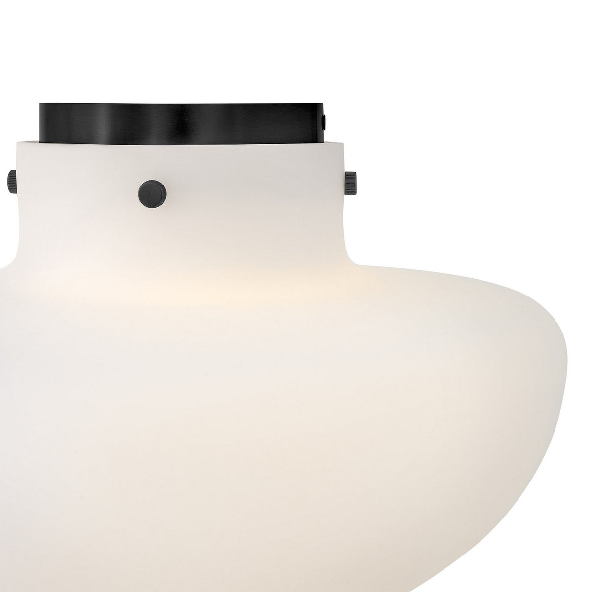 Lark - 84491BK - LED Semi-Flush Mount - Molly - Black