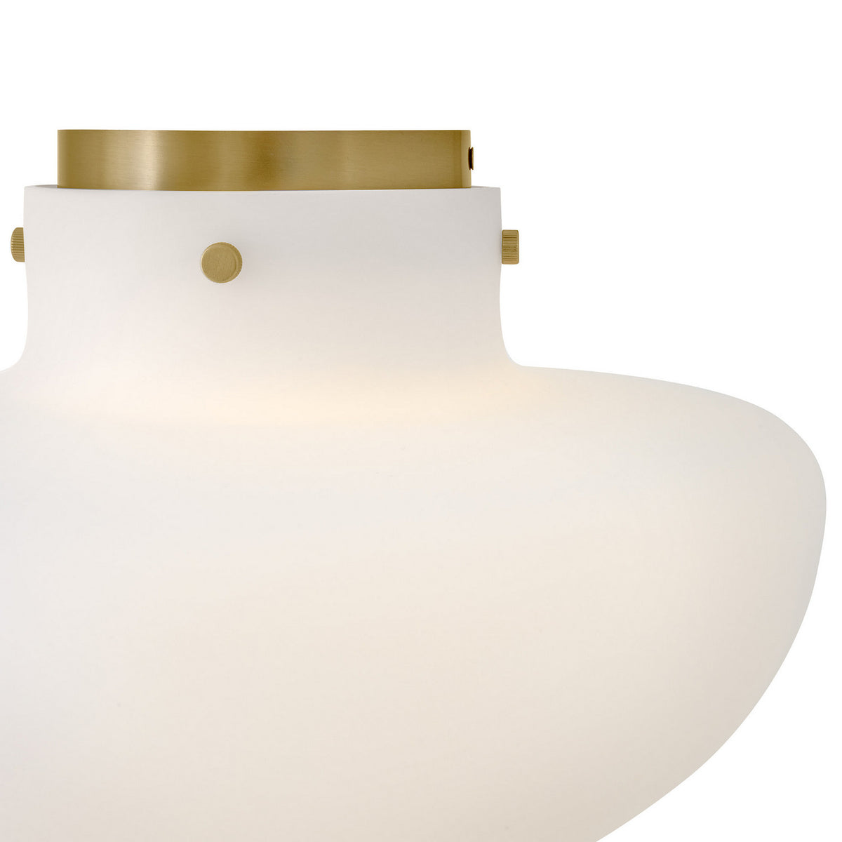 Lark - 84491LCB - LED Semi-Flush Mount - Molly - Lacquered Brass