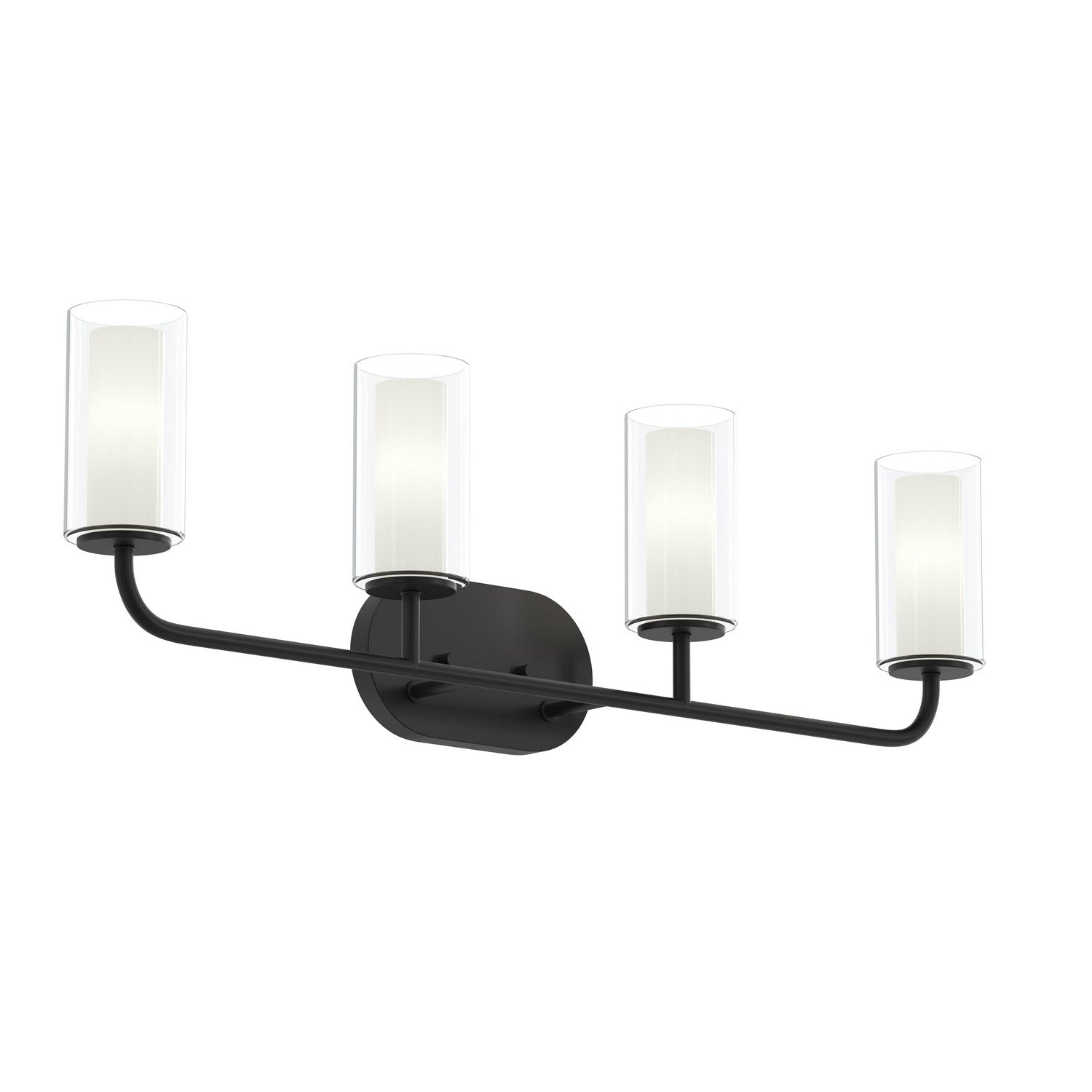Progress Lighting - P300577-31M - Four Light Bath Vanity - Mack - Matte Black