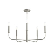 Progress Lighting - P400446-009 - Five Light Chandelier - Reines - Brushed Nickel