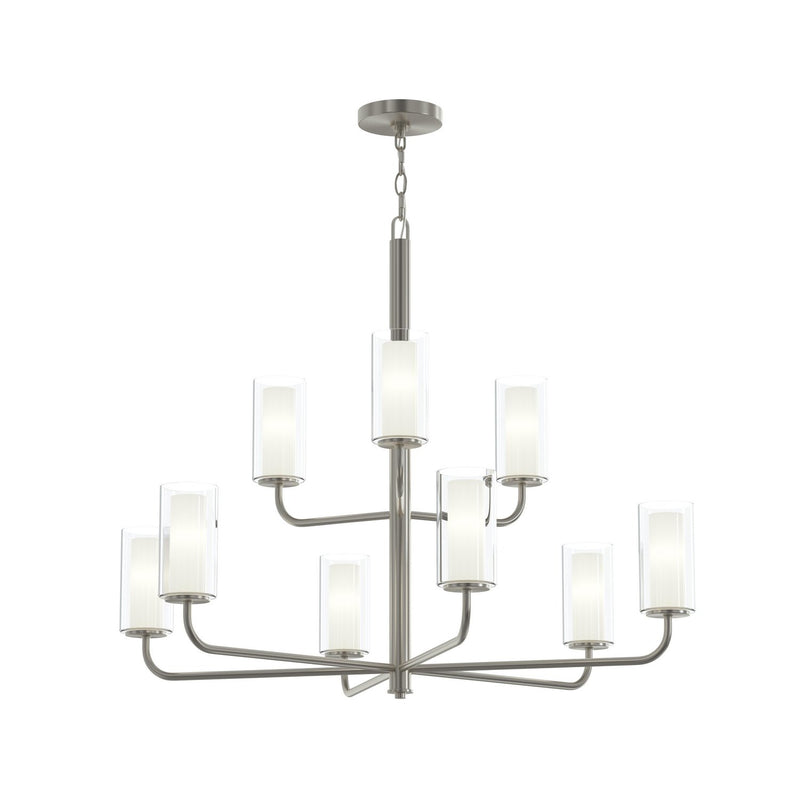 Progress Lighting - P400478-009 - Nine Light Chandelier - Mack - Brushed Nickel