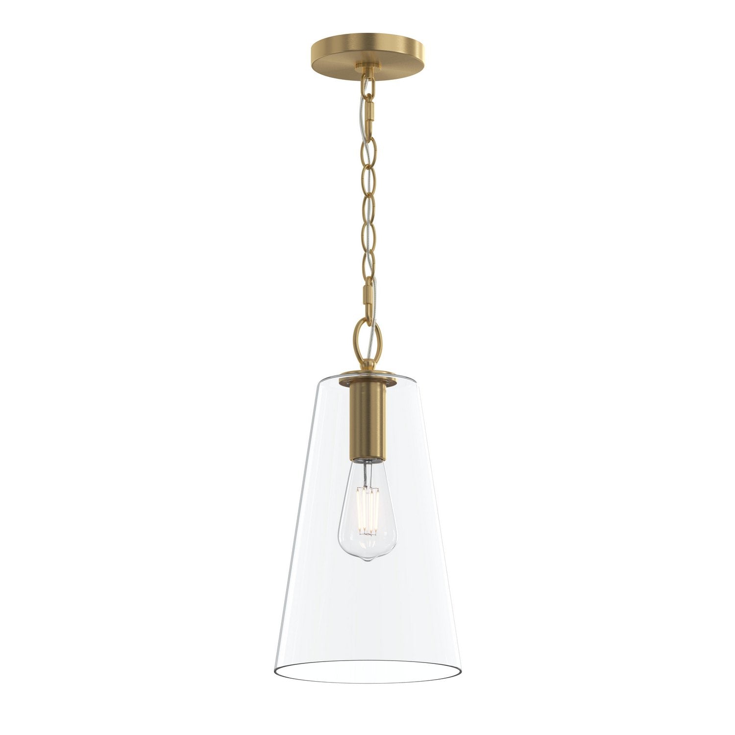 Progress Lighting - P500511-191 - One Light Pendant - Jheni - Brushed Gold