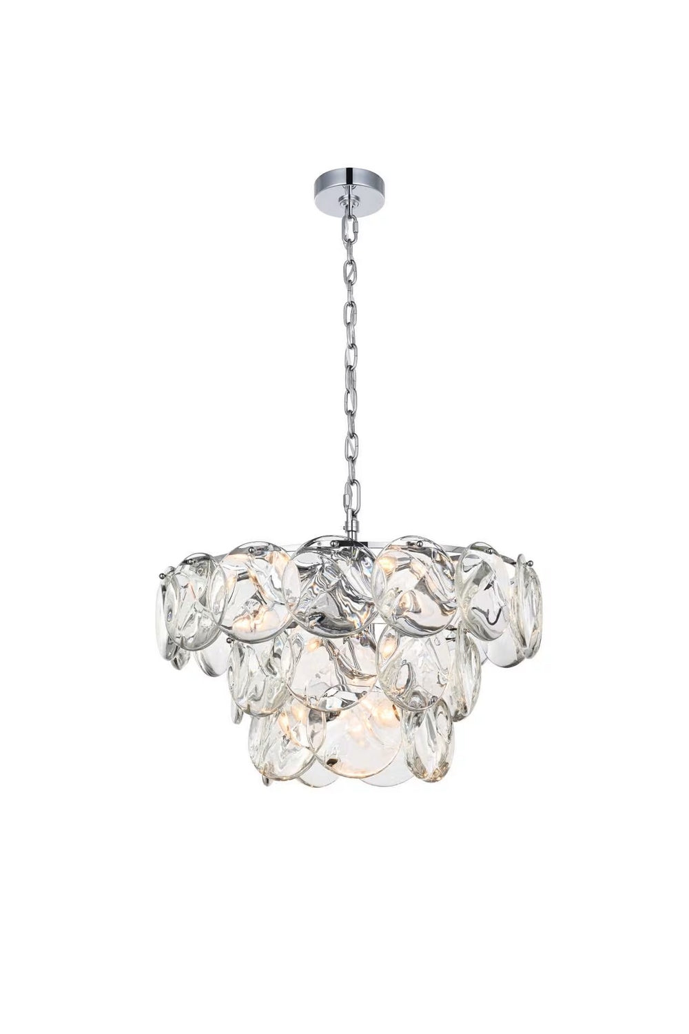 Elegant Lighting - 1010D24C-01CR - 12 Light Chandelier - Charlotte - Chrome