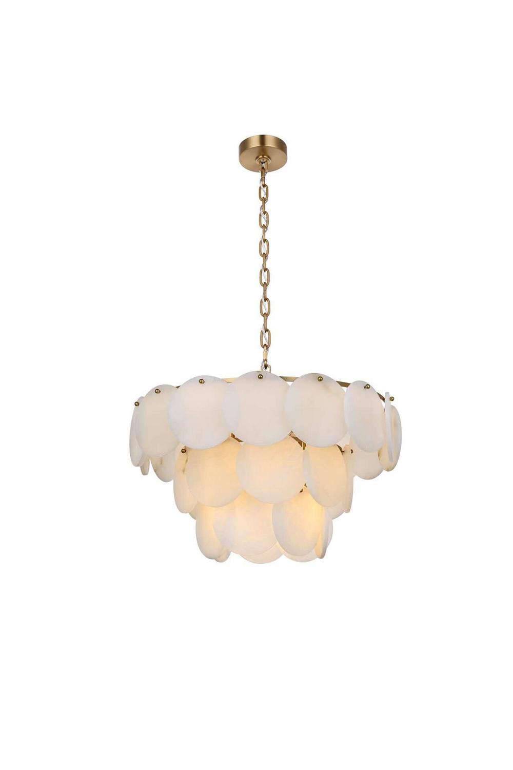 Elegant Lighting - 1010D24SG-11ST - 12 Light Chandelier - Charlotte - Satin Gold