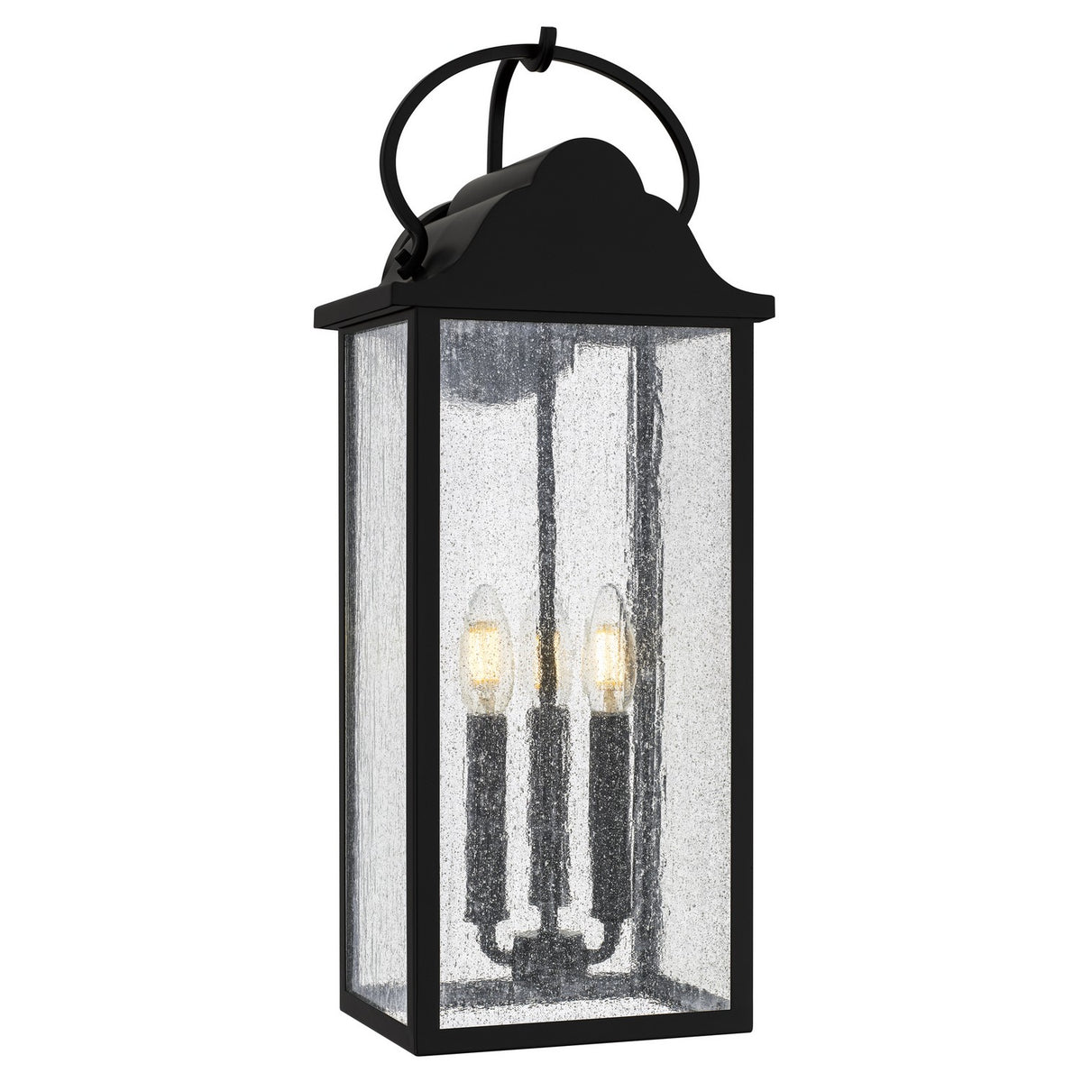 Quoizel - DAM8408MBK - LED Outdoor Wall Lantern - Damian - Matte Black
