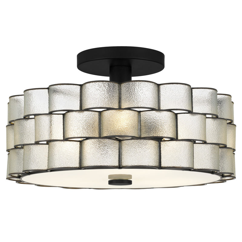 Quoizel - RORY1716MBK - Three Light Semi-Flush Mount - Rory - Matte Black