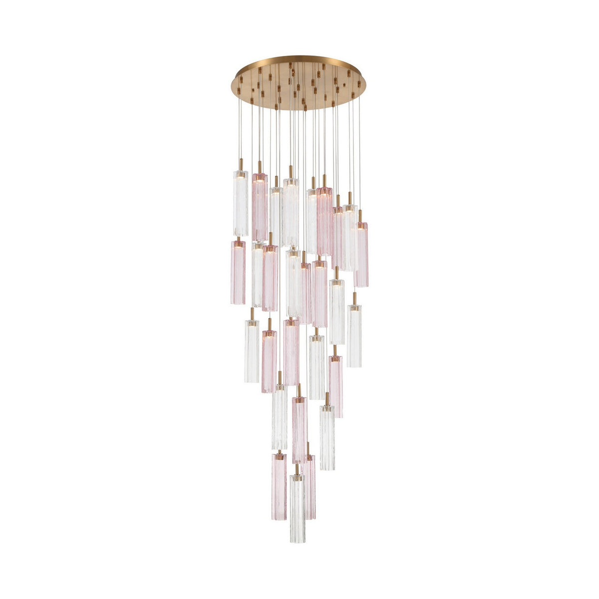 Crystorama - ADD-415-AG-SP - LED Pendant - Addis - Aged Brass