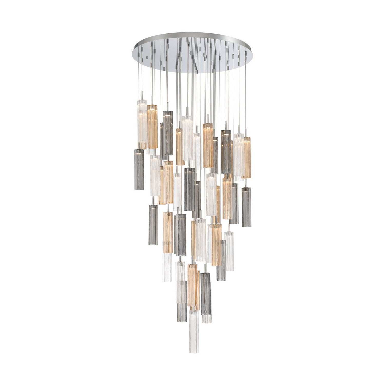 Crystorama - ADD-423-CH-AU - LED Pendant - Addis - Polished Chrome