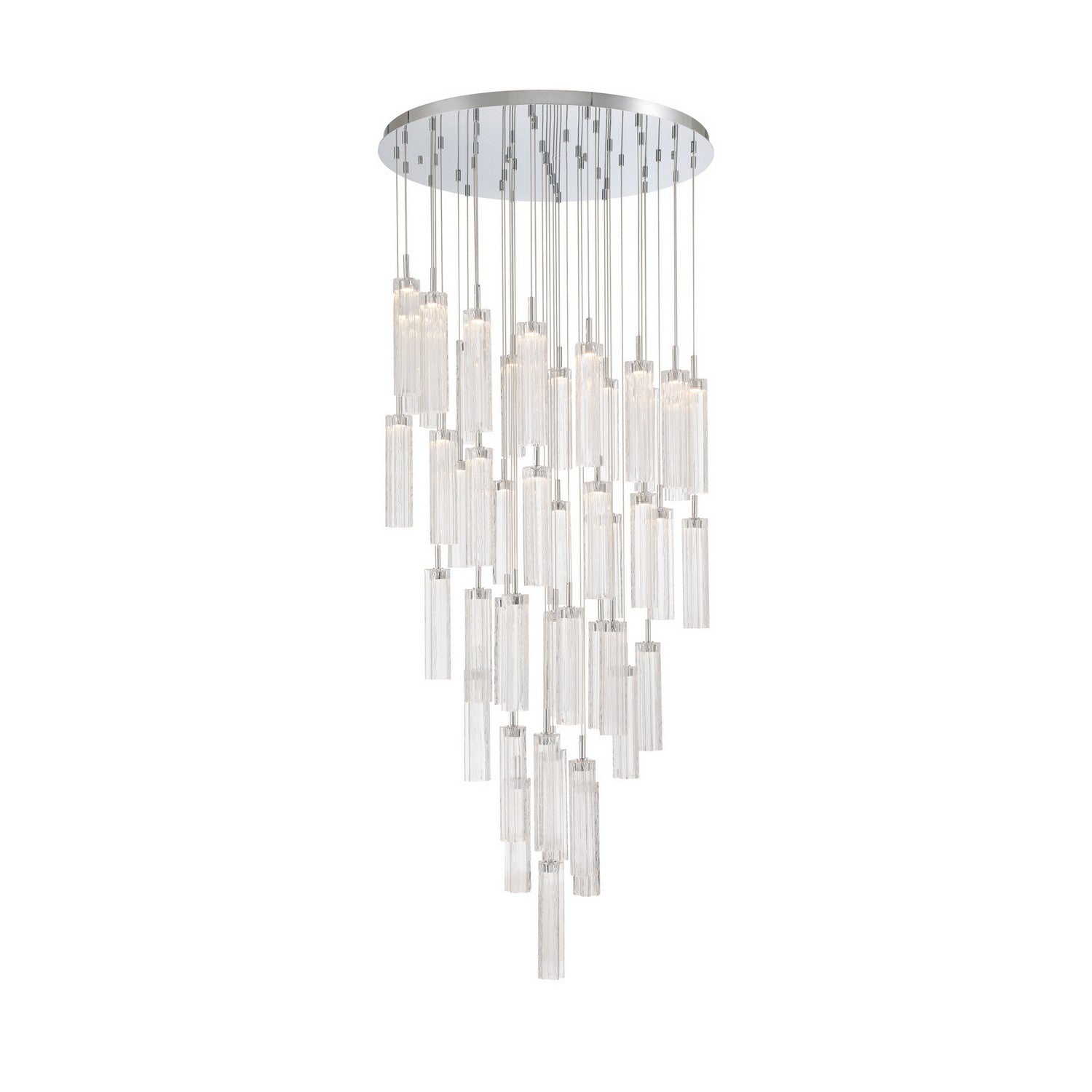 Crystorama - ADD-423-CH-CL - LED Pendant - Addis - Polished Chrome