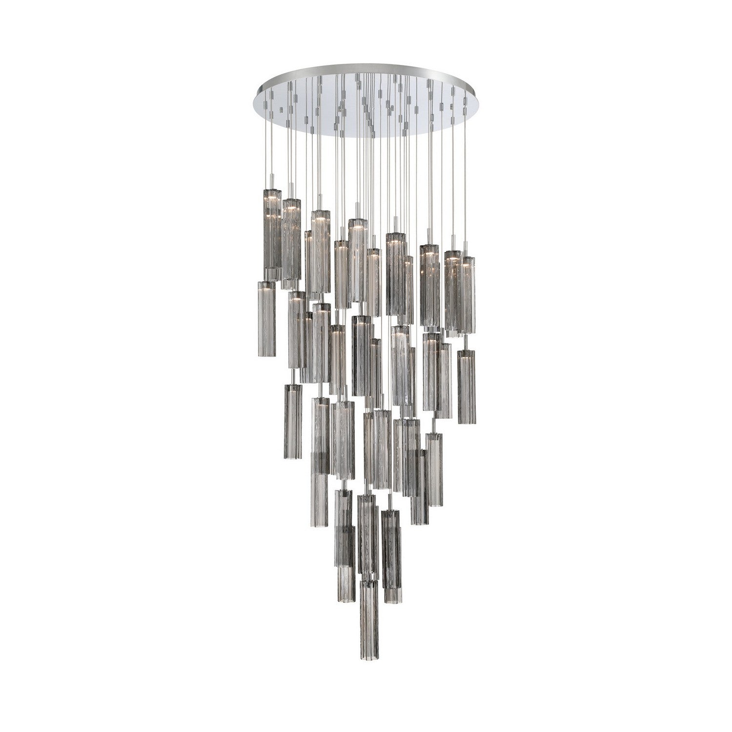 Crystorama - ADD-423-CH-SM - LED Pendant - Addis - Polished Chrome