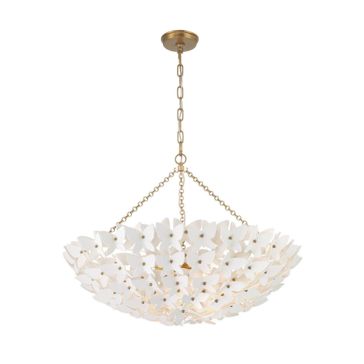 Crystorama - KLN-5208-LG - Six Light Chandelier - Killian - Luxe Gold