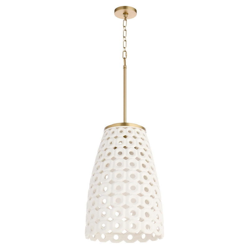 Quorum - 800-80 - Pendant - Varro - Aged Brass