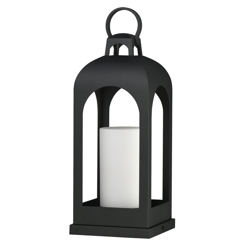 Maxim - 30899SWBK - One Light Deck Lantern - Marrakech - Black