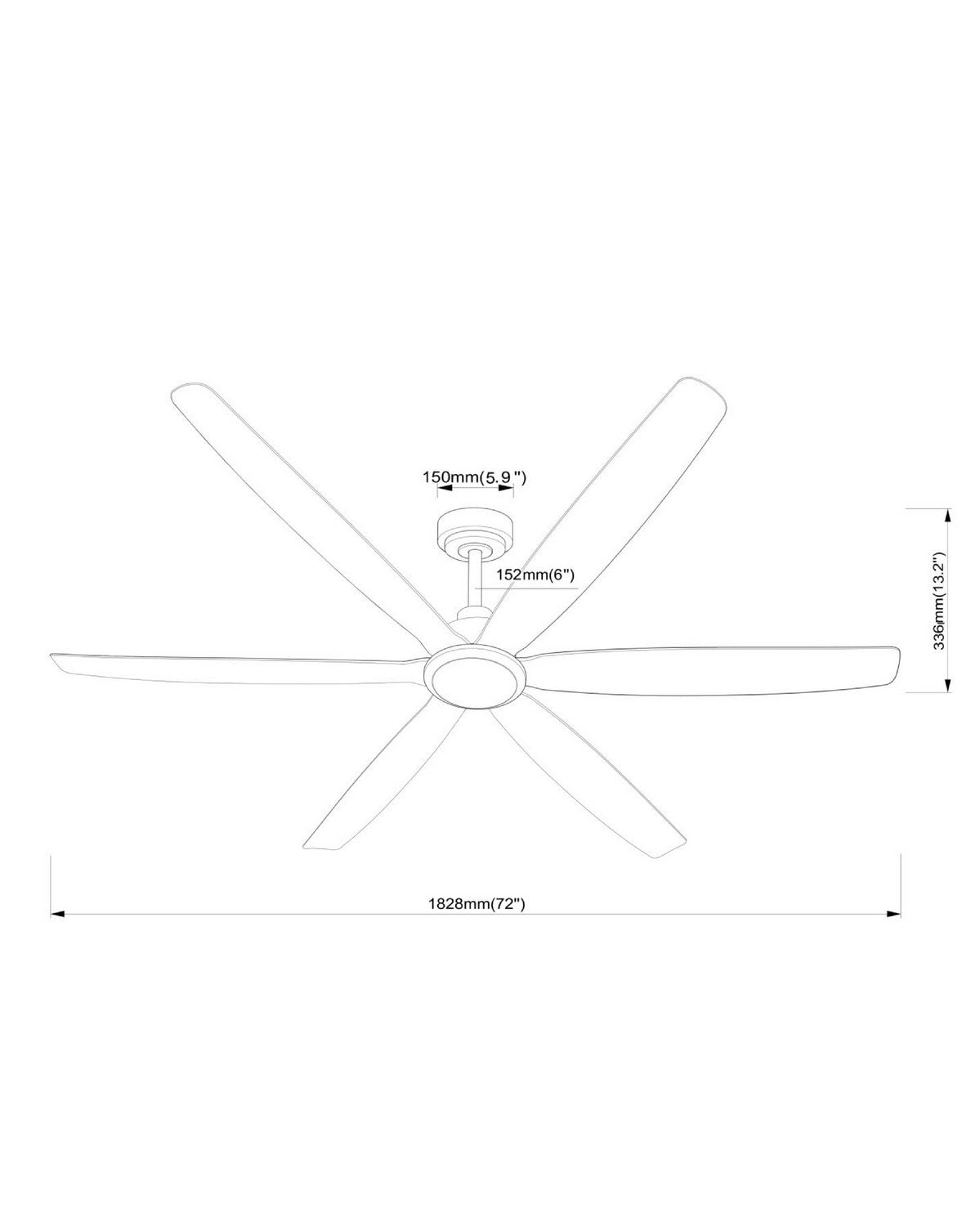 Maxim - 88366MW - 72" Ceiling Fan - Albatross - Matte White
