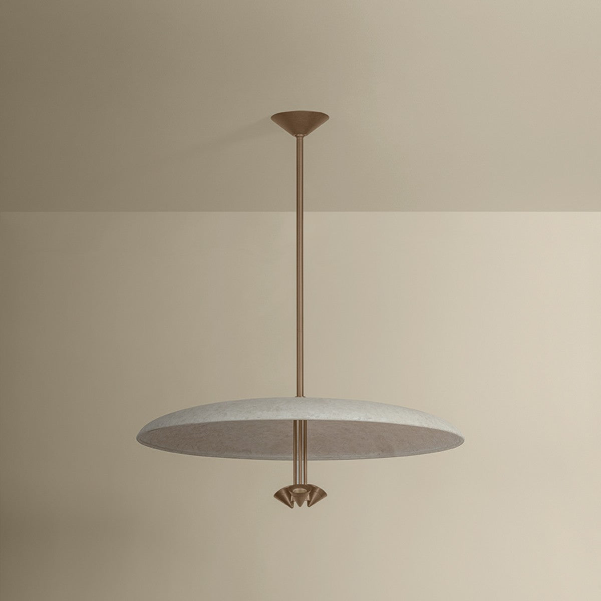 Troy Lighting - F2830-PBR/WTW - LED Pendant - Garth - Patina Brass