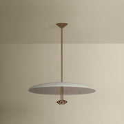 Troy Lighting - F2830-PBR/WTW - LED Pendant - Garth - Patina Brass