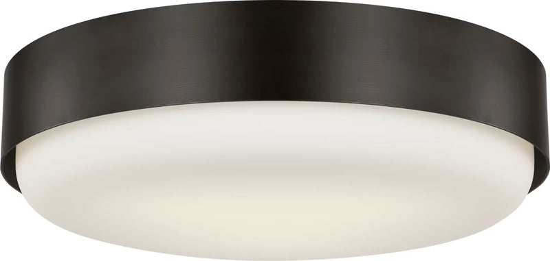 Visual Comfort Studio - SCRJFM188AIOEG - Three Light Flush Mount - Aurelle - Aged Iron