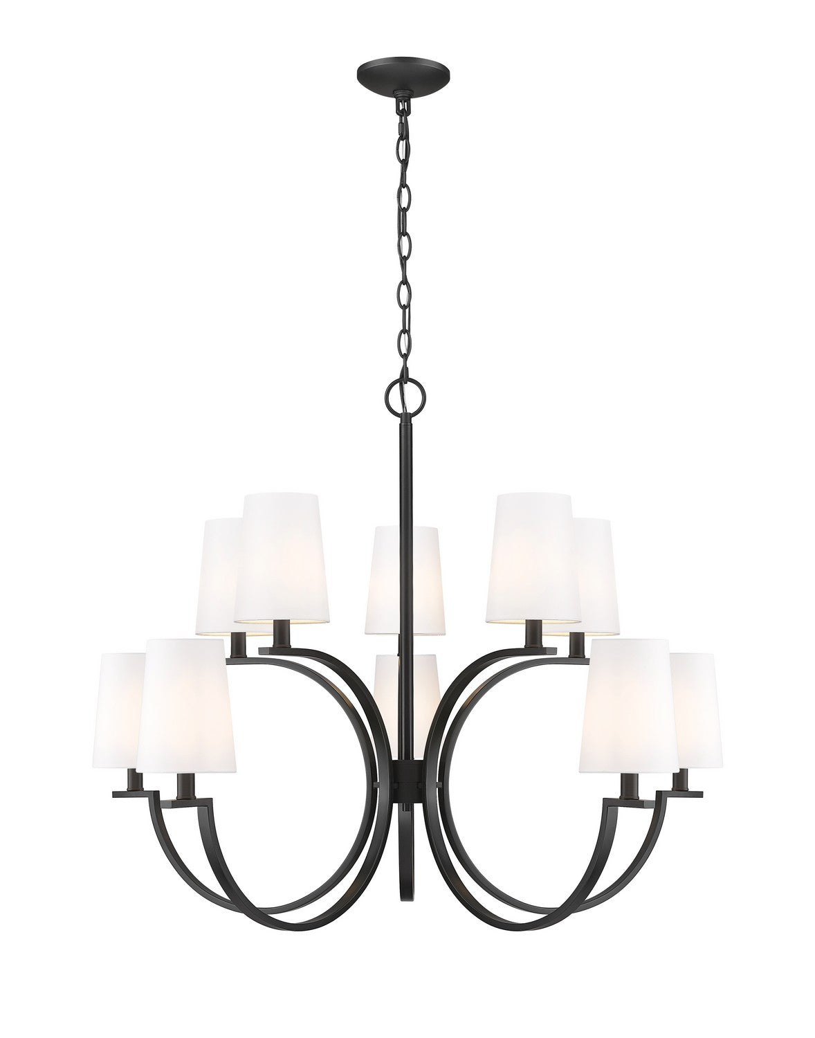 Z-Lite - 2016-10MB - Ten Light Chandelier - Cordelia - Matte Black