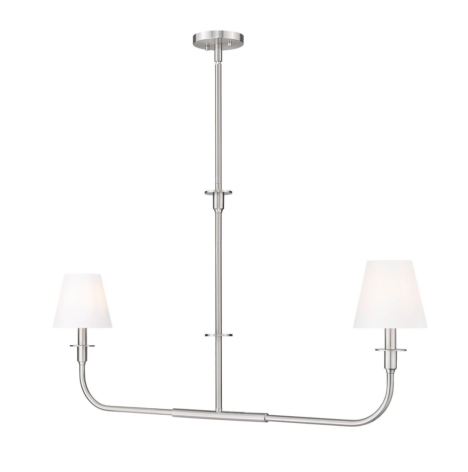 Z-Lite - 3049-42L-BN - Two Light Linear Chandelier - Tova - Brushed Nickel