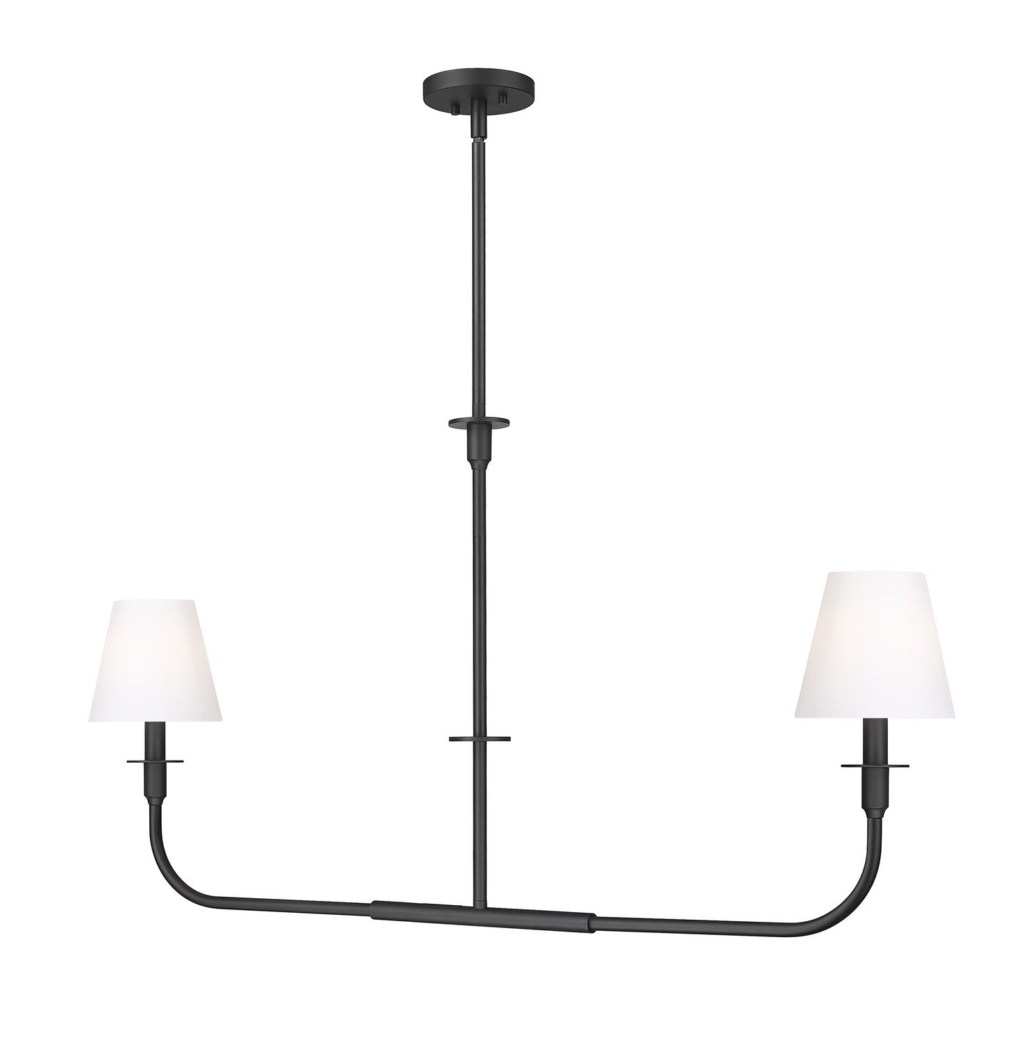 Z-Lite - 3049-42L-MB - Two Light Linear Chandelier - Tova - Matte Black