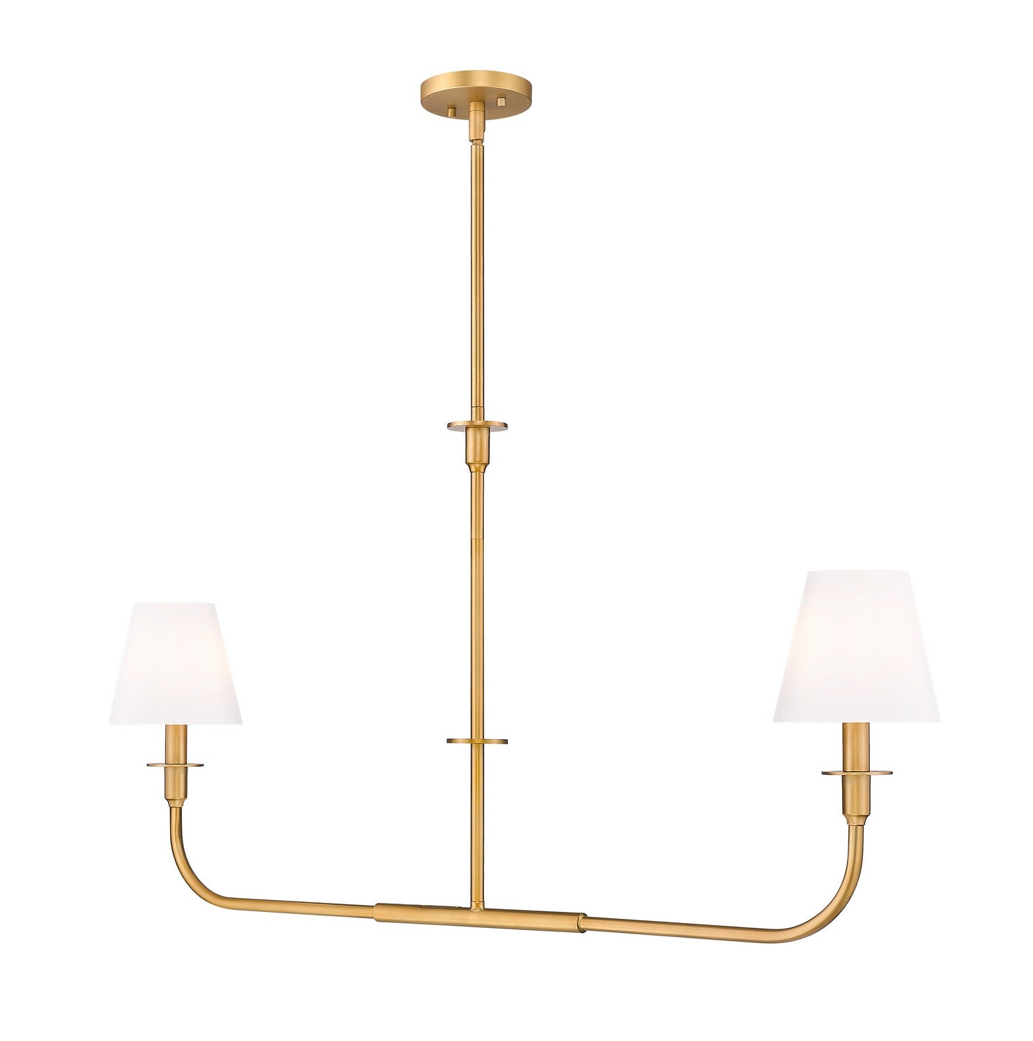 Z-Lite - 3049-42L-RB - Two Light Linear Chandelier - Tova - Rubbed Brass