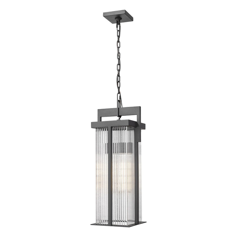 Z-Lite - 5031CHB-BK - Two Light Outdoor Chain Mount Ceiling Fixture - Fortis - Sand Black