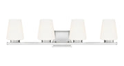 Z-Lite - 7703-4V-BN - Four Light Vanity - Nextra - Brushed Nickel