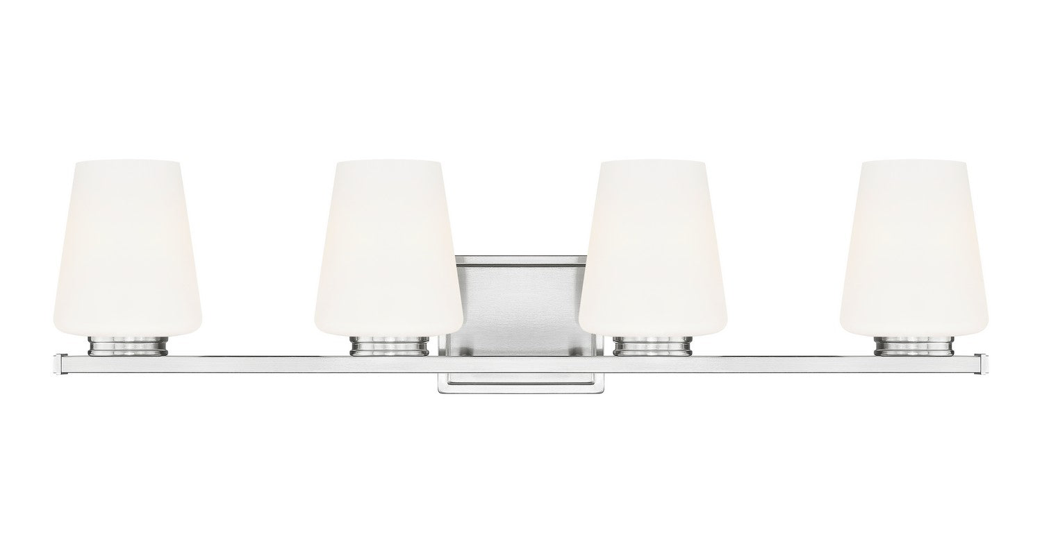 Z-Lite - 7703-4V-BN - Four Light Vanity - Nextra - Brushed Nickel