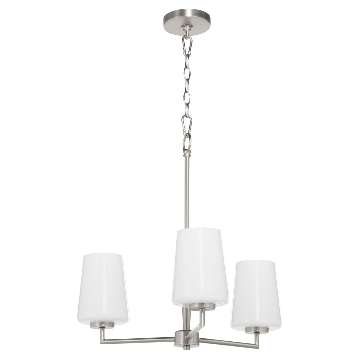 Quorum - 6204-3-265 - Three Light Chandelier - Goodwin - Satin Nickel