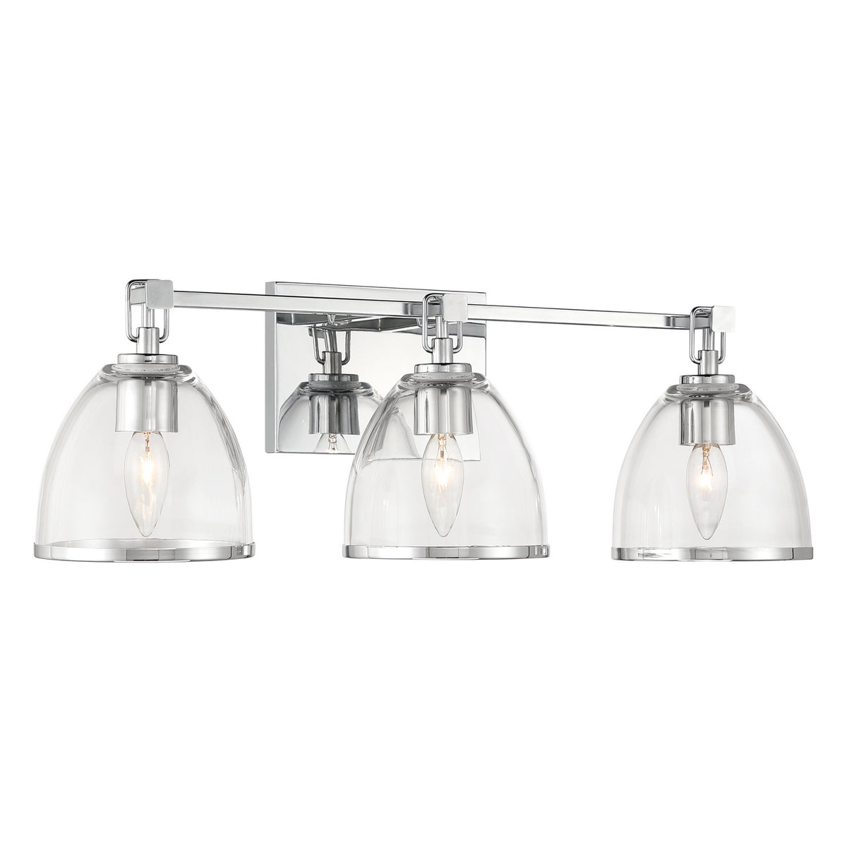 Minka-Lavery - 15023-77 - Three Light Vanity - Wynnfrost - Chrome