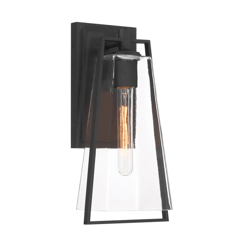 Minka-Lavery - 71300-66 - One Light Wall Sconce - Costa - Sand Coal Black