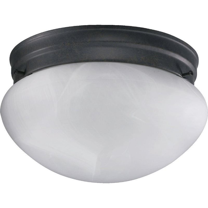 Quorum - 3021-6-44 - One Light Ceiling Mount - 3021 Faux Alabaster Mushrooms - Toasted Sienna