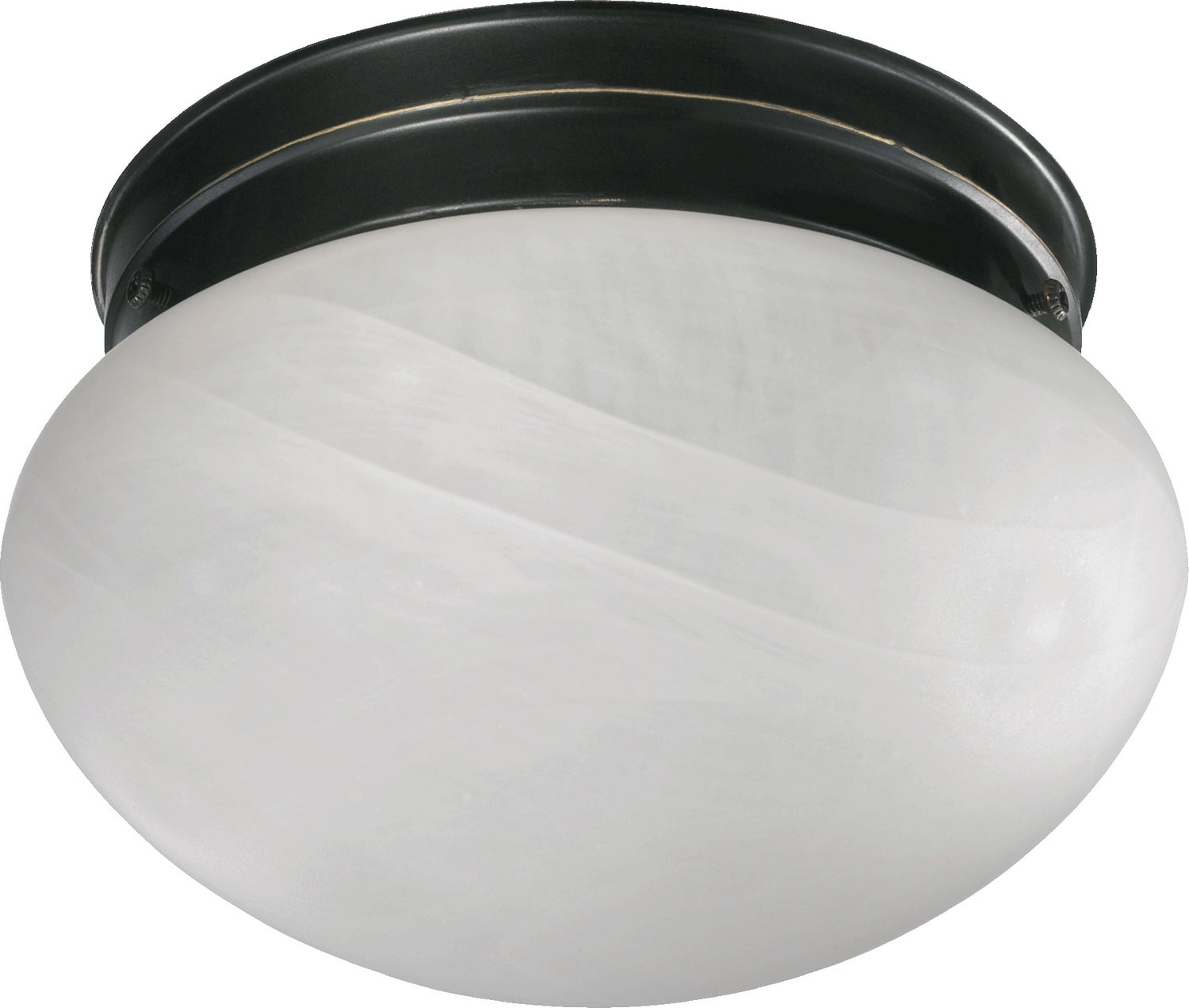 Quorum - 3021-6-95 - One Light Ceiling Mount - 3021 Faux Alabaster Mushrooms - Old World