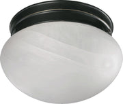 Quorum - 3021-6-95 - One Light Ceiling Mount - 3021 Faux Alabaster Mushrooms - Old World