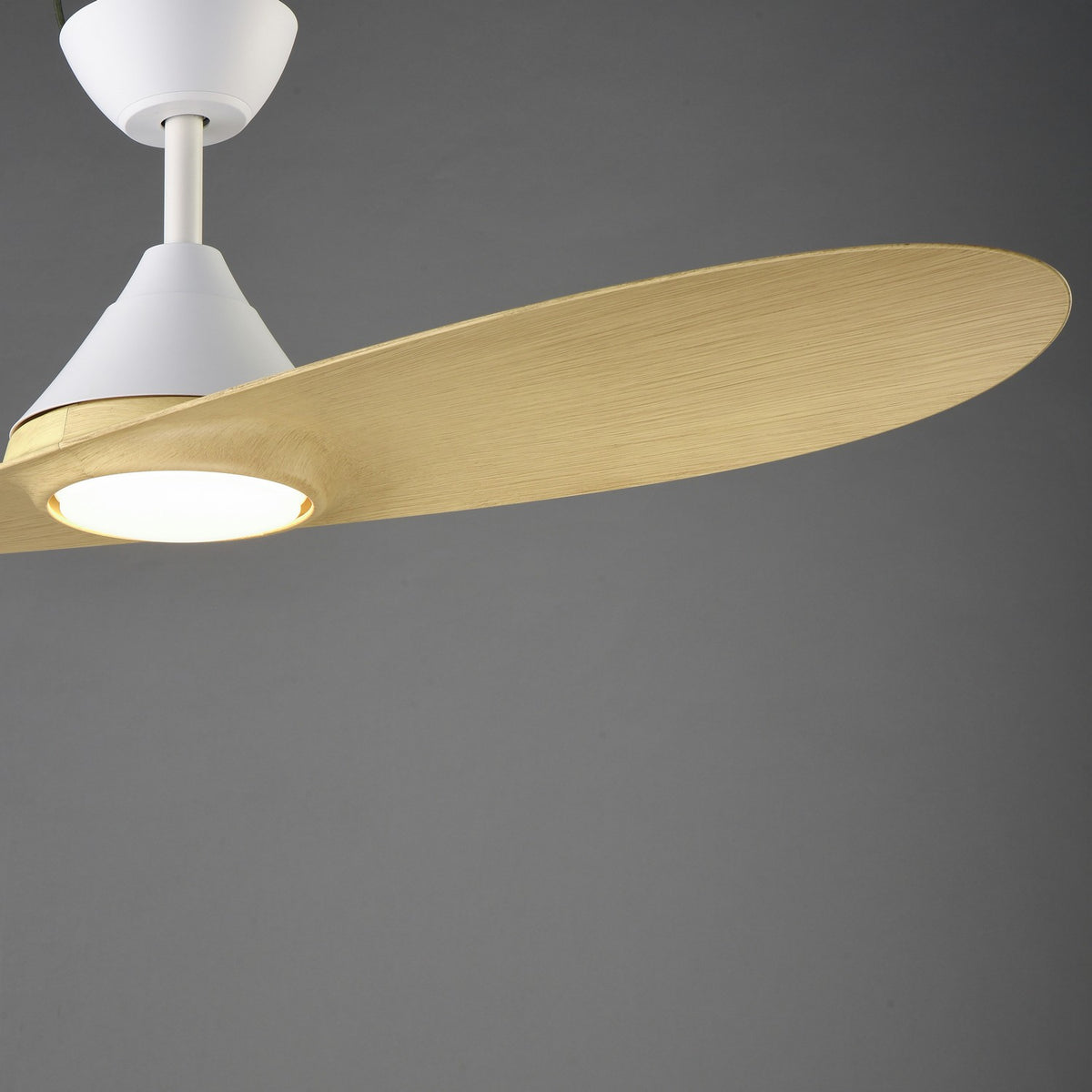 Maxim - 88742WTMWWO - 56" Ceiling Fan - Surf - Matte White / White Oak