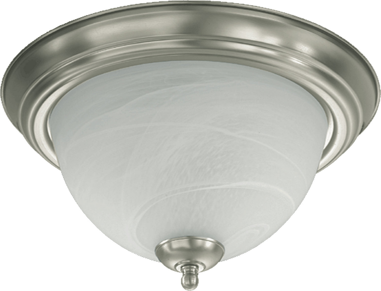 Quorum - 3066-11-65 - Two Light Ceiling Mount - 3066 Ceiling Mounts - Satin Nickel