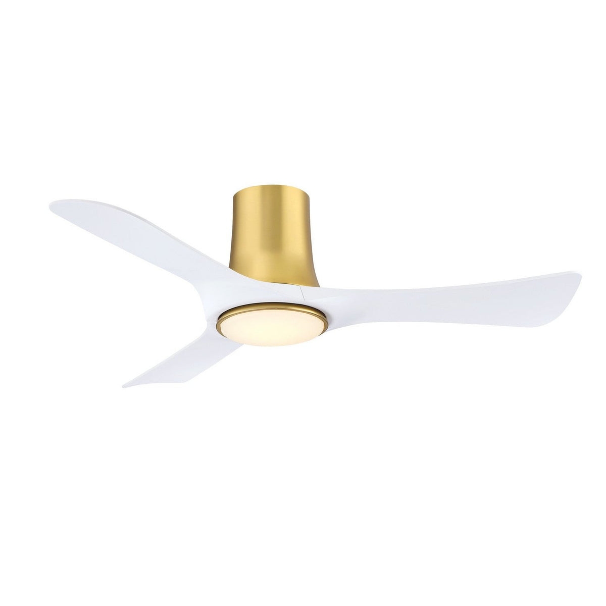 Fanimation - FPD6644BSMW - 44" Ceiling Fan - Corke 44 - Brushed Satin Brass