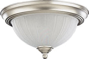 Quorum - 3074-11-65 - Two Light Ceiling Mount - 3074 Ceiling Mounts - Satin Nickel