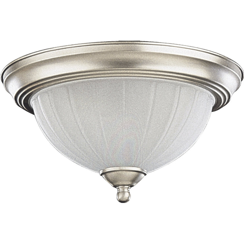 Quorum - 3074-11-65 - Two Light Ceiling Mount - 3074 Ceiling Mounts - Satin Nickel