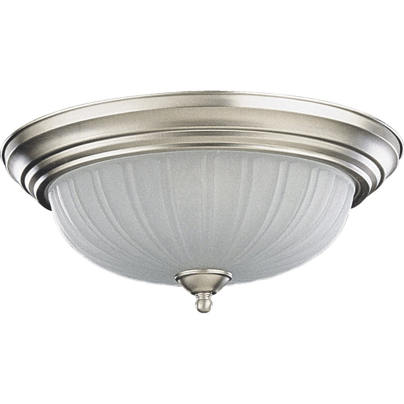 Quorum - 3074-15-65 - Three Light Ceiling Mount - 3074 Ceiling Mounts - Satin Nickel