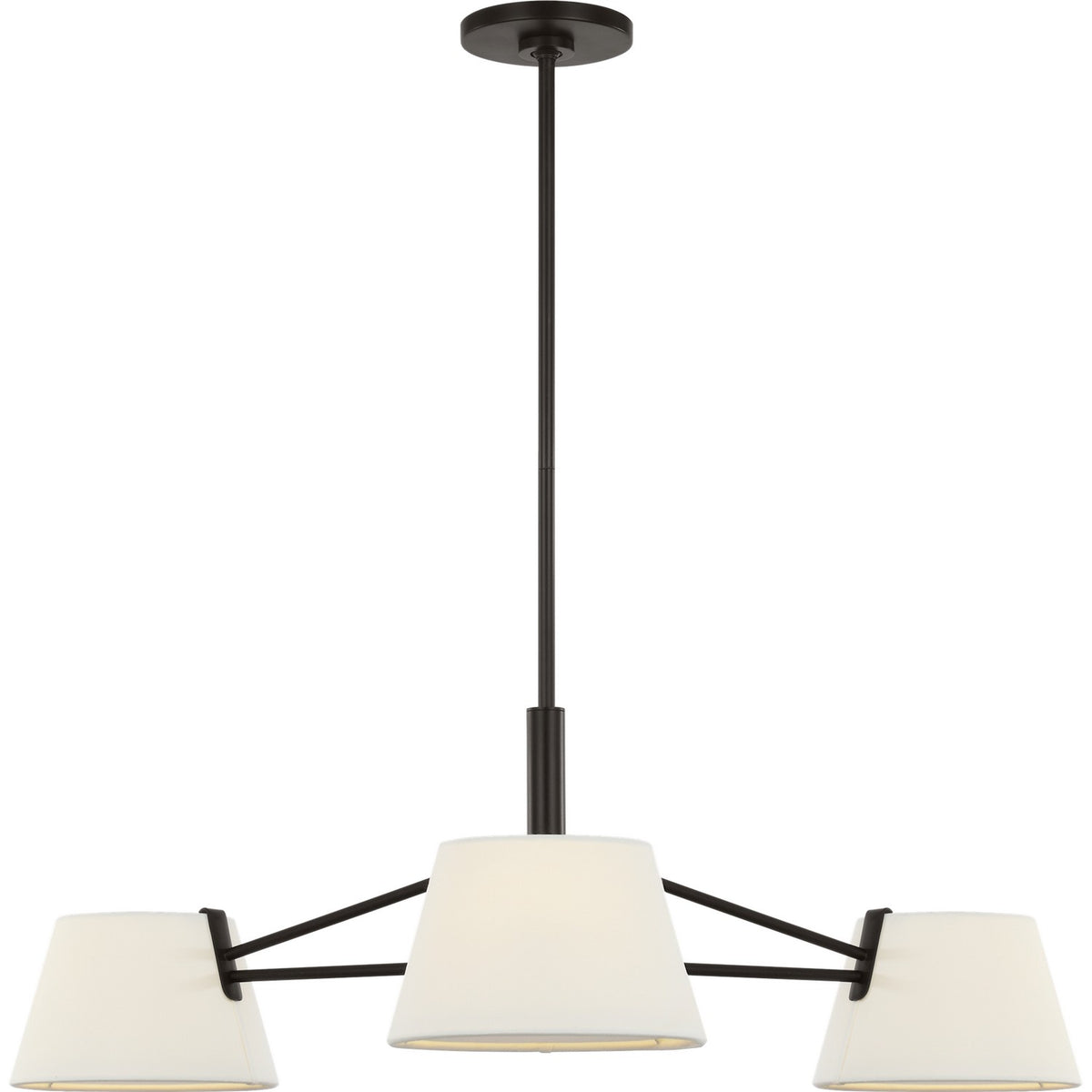 Visual Comfort Studio - SCRJCH194AIWL - Three Light Chandelier - Hale - Aged Iron