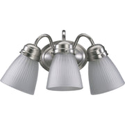Quorum - 5403-3-165 - Three Light Wall Mount - 5403 Lighting Series - Satin Nickel
