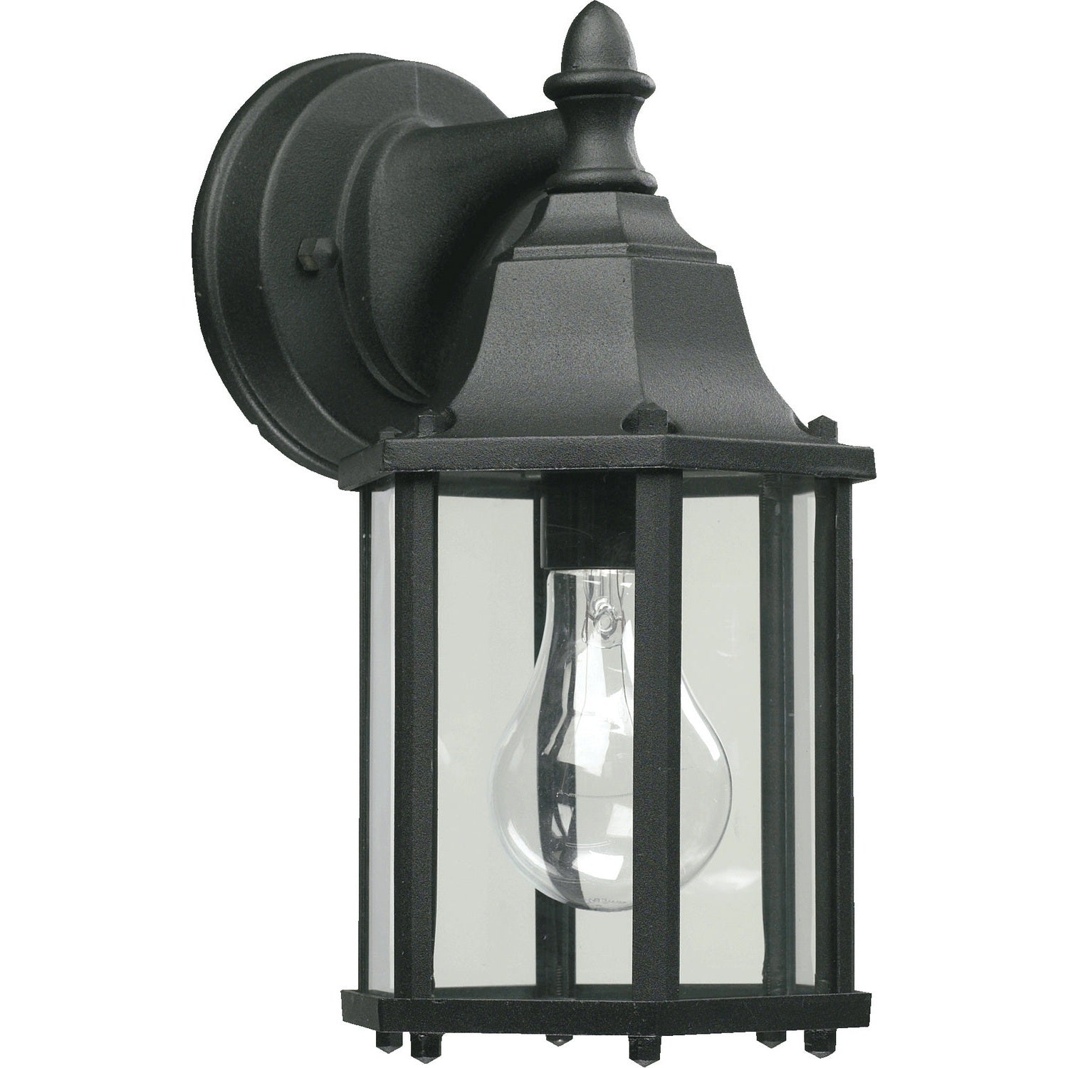 Quorum - 786-15 - One Light Wall Mount - Aluminum Box Lanterns - Black