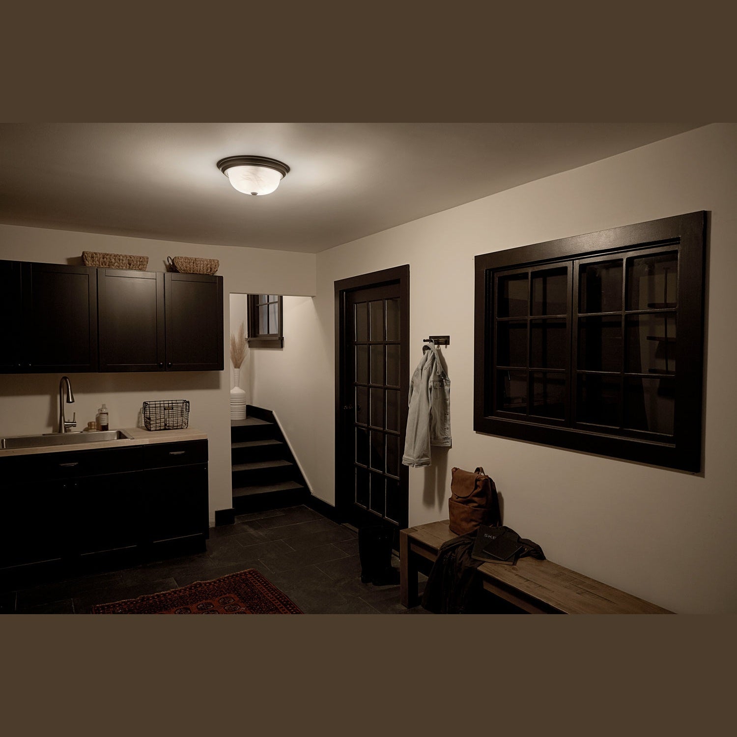 Kichler - 8109NI - Two Light Flush Mount - Brushed Nickel