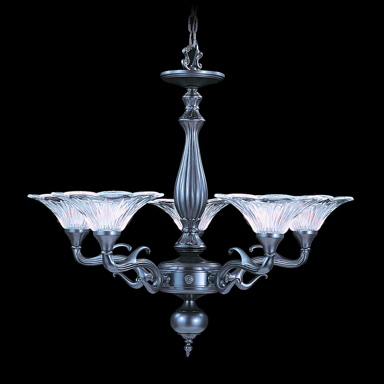 Framburg - 8625 MB - Five Light Chandelier - Geneva - Mahogany Bronze